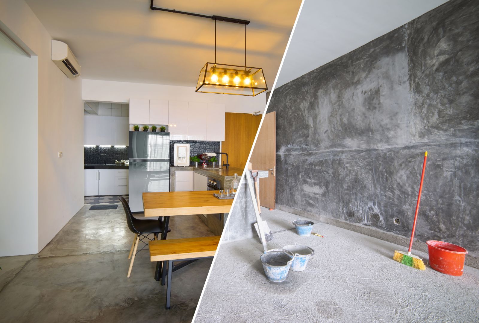 Modern kitchen remodeling project in San Diego